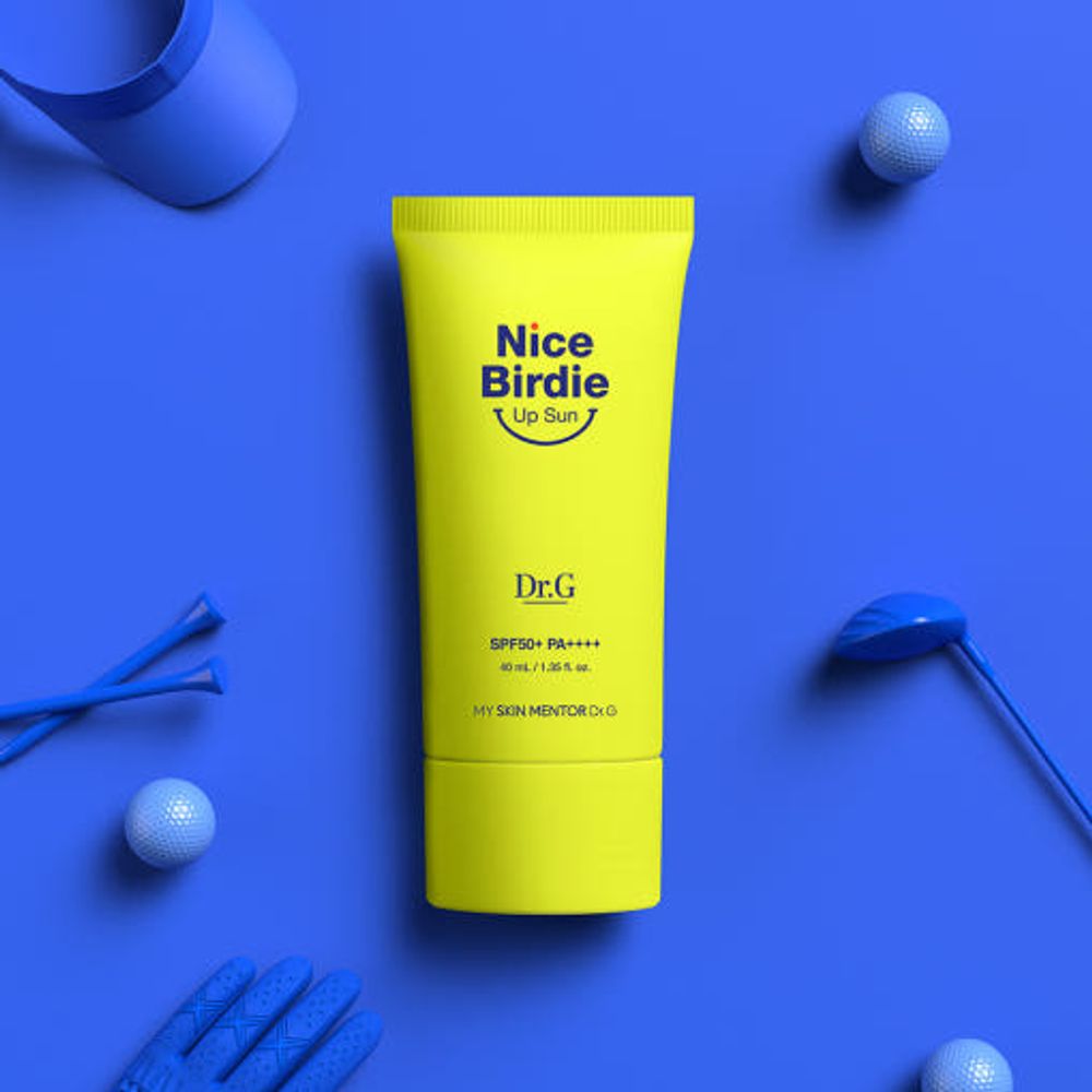 Dr.G Nice Birdie Up Sun Cream 40ml SPF50+/PA++++ – Long-Lasting SPF Protection for Golf & Outdoor Sports | Sweat-Resistant, Non-Sticky, Sebum Control Sunscreen for Sensitive Skin _ Made in KOREA